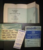 [AVIATION] Bradshaw's International Air Guide, No. 1, November 1934, 8vo, with red-printed 1/3 sheet