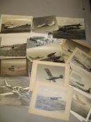 [AVIATION / PHOTOGRAPHS] a group of large format photographs, various, 22 x 16 inches, et infra,