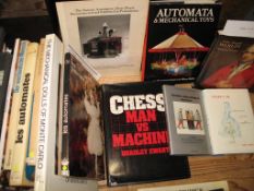 [AUTOMATA] coll'n of books, various, 12, & 3 pamphlets (15).[Provenance; the Library of Arthur W.J.