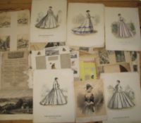 PRINTS, EPHEMERA, diverse coll'n incl. costume (Q).
