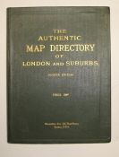 [ATLAS / LONDON] BAIN (J.) editor: The Authentic Map Directory of London and Suburbs, 4to, cloth