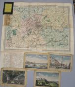 [LONDON, etc.] Map of London: map of the environs of London reduced from the ordnance survey by