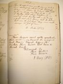 [CORNWALL / POLICE] folio, approx. 180 pp. of entries 1891 - 1901, relating to the Falmouth Docks