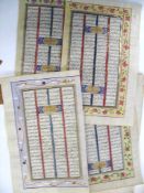 [IRAN] a collection of 15 (double-sided) Shahnameh leaves of ms. with illuminated borders etc., each