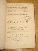 [MEDICINE] SHARP (Samuel) A Critical Enquiry into the Present State of Surgery, 8vo, contemp. calf