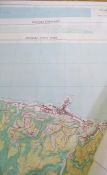[MAPS] Three maps of the Solomon Islands, 1980's, 27 x 34 inches each (3).