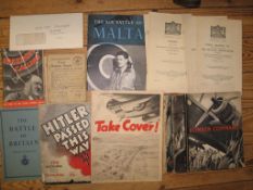 [WWII] coll'n of ephemera, mostly WWII era (Q).[Provenance; the Library of Arthur W.J.G. Ord-Hume,