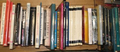 FINE ARTS, etc., a quantity of reference books, monographs, etc., fans, Faberg, Sotheby's, Ren