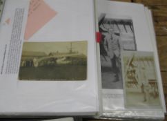 [AVIATION] ORD-HUME AVIATION ARCHIVE, 6 x misc. ring-binders & box of images, incl. original