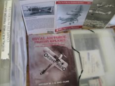 [AVIATION] ORD-HUME (Arthur W. J. G.) Royal Air Force Fighting Biplanes, 4to, illus., pictorial card