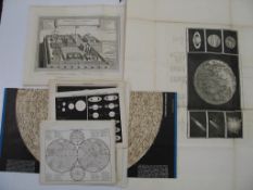 [ASTRONOMY] Celestial interest: 4 plates by Ball, View of the observatory at Peking, print of Saturn
