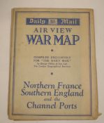 WAR MAPS, WWII, 2 folding col. maps produced by the Daily Mail / Daily Telegraph.[Provenance; the