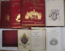 ART, CARICATURE, CRESTS: John Leech's Pictures of Life & Character, 3 vols, 4to, illus., cloth gilt,