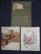 [MUSICOLOGY] TRADE CATALOGUES: GAVIOLI, Organs & Pianos, 4to, illus., pict. covers, n.d. (2