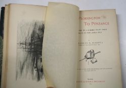 [TOPOGRAPHY] HARPER (C.) From Paddington to Penzance, 8vo, illus., blue half morocco by