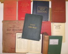 [ATLASES / LONDON; World, etc.] The Authentic Map Directory of London and Suburbs, 4to, loose to top