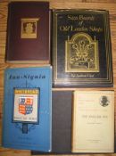 [SIGNBOARD / INNS / etc.] small coll'n of books (5).[Provenance; the Library of Arthur W.J.G. Ord-