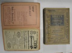 [LONDON] KELLY's Directory of Chiswick, 8vo, folding map at back, card covers, 1932; and another