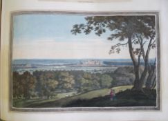 THAMES VIEWS, lge folio, 24 x 19 inches, containing 18th / 19th c. prints & views along the course