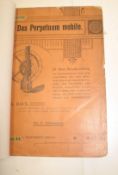 [PERPETUAL MOTION] DAUL (A.) Das Perpetuum Mobile, 8vo, illus., original wrappers (chipped), ex