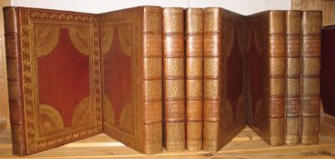 [BINDINGS] GROSE (F.) Antiquities of England and Wales...New Edition, 8 vols., 4to, engr. frontis. &