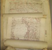 [AFRICA MAPS] Approx. 46 WWII era British & Italian maps of AFRICA. i.e. Eritrea, east Africa, etc.,