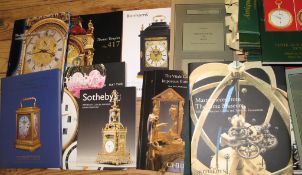 [HOROLOGY] coll'n of AUCTION CATALOGUES (Q).[Provenance; the Library of Arthur W.J.G. Ord-Hume, lots