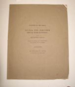 BENSLEY (T.) publisher / author: An Analysis of the Print of Elymas the Sorcerer..., 4to, pp. 8,