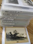 [AVIATION] mixed photographs & research from the ORD-HUME AVIATION ARCHIVE, arranged by (diverse)