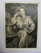 [FILM STAR PHOTO, SIGNED] JOAN CRAWFORD, b/w. signed photo.