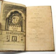 [SOUTHAMPTON] ENGLEFIELD (Sir H.C.) A Walk through Southampton, 8vo, aquatint frontis., 11 plates,