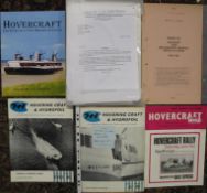 [HOVERCRAFT] ORD-HUME (A.W.J.G.) Hovercraft. The Story..., 4to, illus. card covers, 2016; with