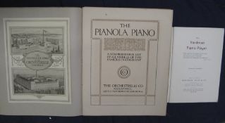 [MUSICOLOGY] The ORCHESTRELLE CO., The Pianola Piano, 4to, illus., card covers, L., n.d.; The
