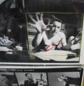 [ENLARGED CONTACT SHEETS] three large contact sheet enlargements from photographs taken by Richard