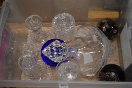 Decorative glassware.