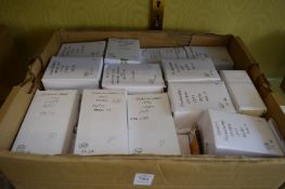 A box of collectors cards.