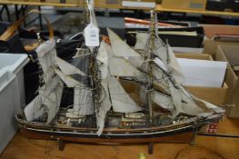 A model of the Cutty Sark.