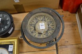 A 19th century ships Gimbal compass.