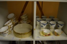 Royal Worcester and other decorative china.