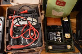 Two portable Avometers.