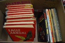 Eagle annual, nos 1-11, excluding no 2 together with others, 1960's & 1970's.