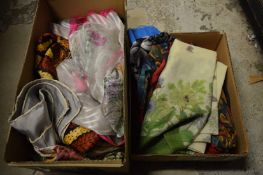 Quantity of ladies scarves.