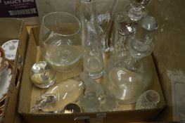 Decorative and household glassware.