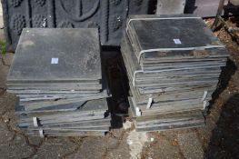 Approximately 5 square metres of Chinese multi-colour slate.