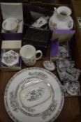 A collection of Wedgwood Kutani Crane porcelain.