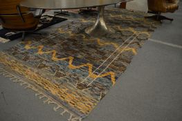 A good modern woollen carpet, 388cm x 180cm.