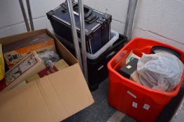 A quantity of camera and cine equipment.