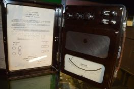 A Sangamo Weston Ltd Bakelite cased amp meter.