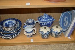 Booths Old Willow Pattern and other items.
