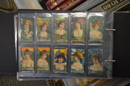 Cigarette card album.